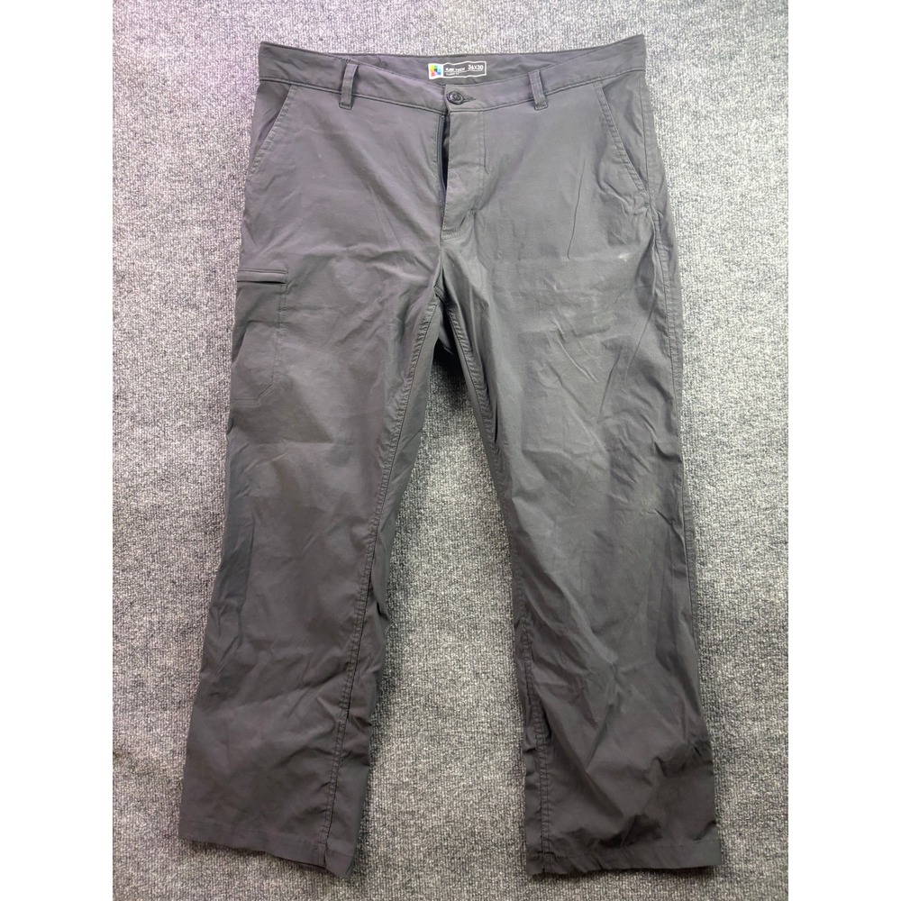 UB Tech Classic Fit Pants Mens 36x30 Gray Outdoor Hiking Lightweight Cargo